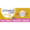 Festijeux de Lyon - Forfait 2 jours / 1 personne