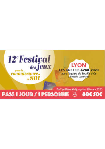 Festijeux de Lyon - Forfait 1 jour / 1 personne